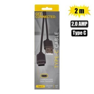 Usb cable type c 2.0 amp 2m