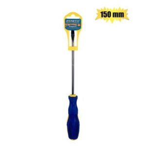 Screwdriver flat 6x150mm rub-grip m-tip