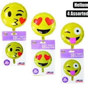 Balloons helium foil 1pc icon asstd f-01