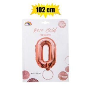 Balloon helium foil rose g 0 102cm f-04