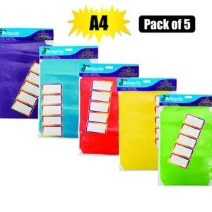 Book cover pre-cut a4 5 pk