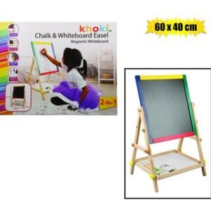 Board black/dry wipe easel 63x40cm