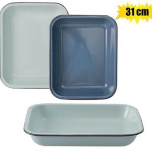 Baking pan 31cm enamel