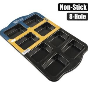 Bakeware non-stick loaf pan mini 8-hole