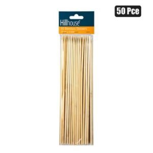 Skewers bamboo 25cm 50pce 4mm h&l