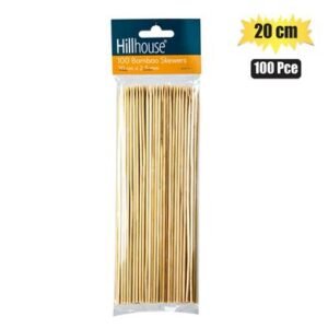Skewers bamboo 20cm 100pce 2.5mm h&l