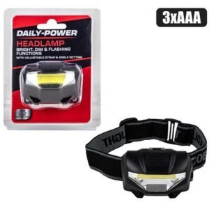 Torch headlamp cob pl (3xaaa)
