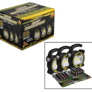 Torch/working light pk 3 + batteries
