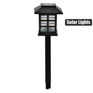 Solar garden lantern-spike in pdq