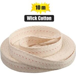 Wick cotton 7/8-inch 10m-roll