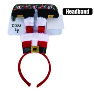 Xmas dress up headband snta upside dwn