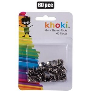 Stationery thumb tacks metal 60pc