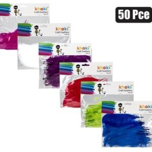 Art+craft accessories feathers 50pce