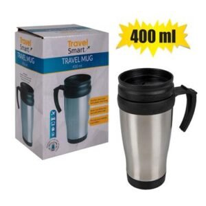 Travel mug s/s 400ml (colour box)