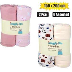 Blanket polar fleece 2pc 150x200cm
