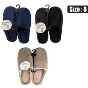 Slipper slip-in plain size 8