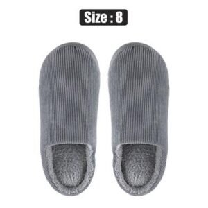Slipper slip-in grey grain size 8