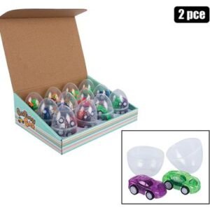 Vehicle racer mini egg 2pc