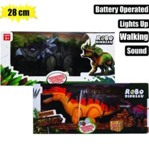 Battery operated dinosaur w/sound 28cm