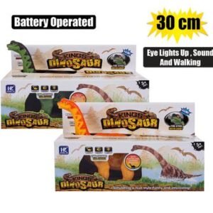 Battery operated dinosaur w/sound 30cm
