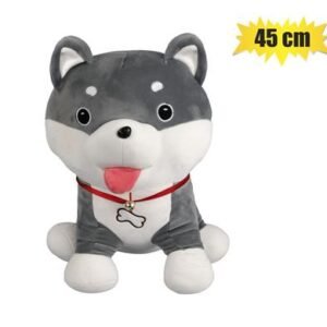 Plush dog husky tongue out 45cm