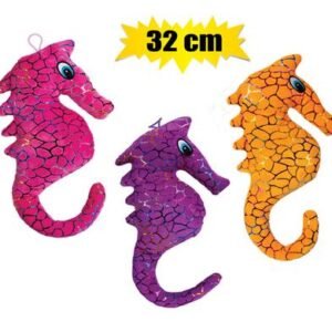 Plush sealife seahorse asstd harley 32cm