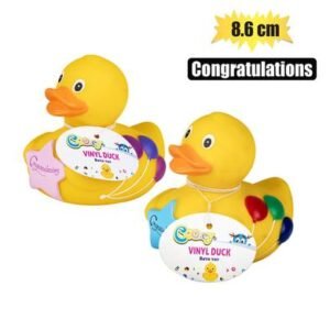 Baby bath vinyl congrats duck 8.2cm