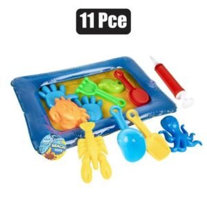 Beach set 11pc w/inflatable sandpit