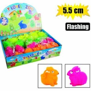 Animals prickly bunny flashing5.5cm