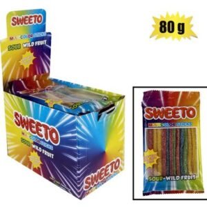 Sweet gummy gs sour sticks 80g (th)