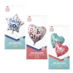 Balloons helium foil 1pc baby astd f-01