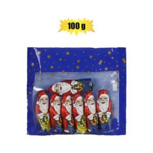 Xmas confec choc kl foil santa pack 100g
