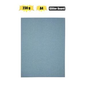 Art+craft a4 glitter board 230gsm blue l