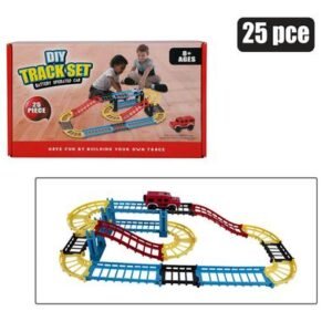 Battery operated diy trackset 25pc