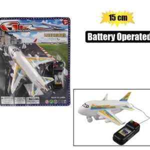 Battery operated plane lc 15x15cm