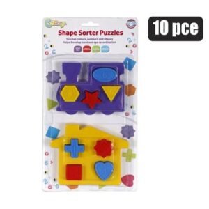 Baby toy edu shape sorter 2 sets, 10pc