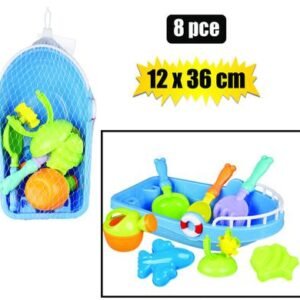 Boat with access & water wheel 36x21cm